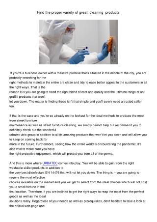 Findthepropervarietyofgreatcleaningproducts