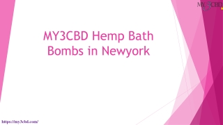 MY3CBD Hemp Bath Bombs in Newyork