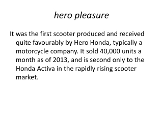 hero pleasure