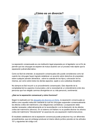 Divorcios Elche
