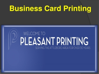 Business Card Printing