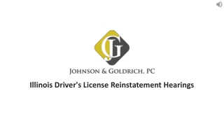 Seeking Drivers License Reinstatement Lawyer in Illinois