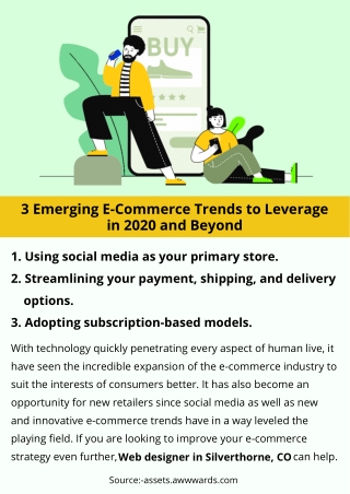 3 Emerging E-Commerce Trends to Leverage in 2020 and Beyond