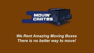 Plastic Moving Crates for Rent Dallas - Movin' Crates