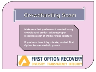 Crowdfunding scam