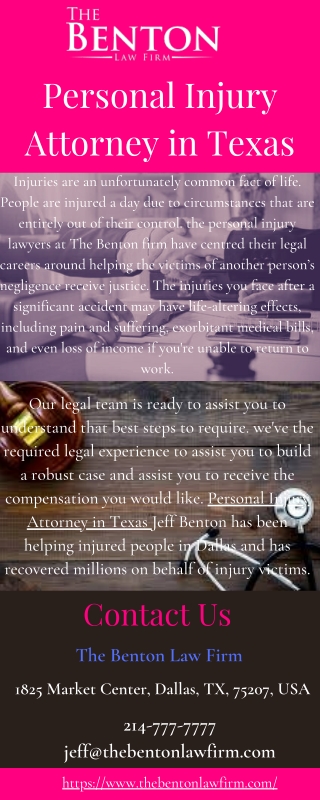 Personal Injury Attorney in Texas