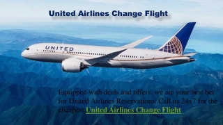 United Airlines Change Flight