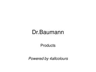 Dr.Baumann