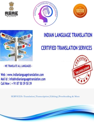 "Translation Companies In India |Certified Translation in Delhi NCR"