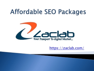 Affordable SEO Packages