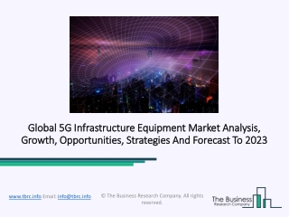 5G Infrastructure Equipment Market Demand, Share And Segmentation