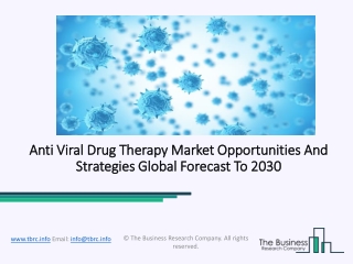 Global Anti Viral Drug Therapy Market Overview And Top Key Players by 2030