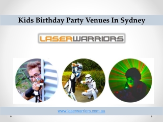 Kids Birthday Party Venues In Sydney