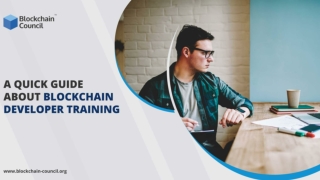 A Quick Guide About Blockchain Developer Training