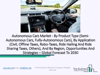 Autonomous Cars Market Opportunity And Industry Expansion Strategies 2023