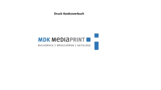Druck Hardcoverbuch