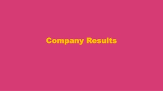 Company Results