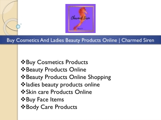 Beauty Products Online