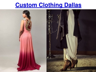 Custom Clothing Dallas