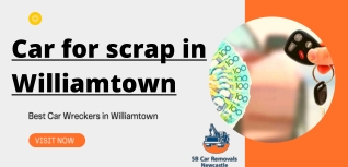 Car for scrap in Williamtown