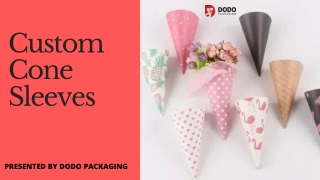 Get Marvelous Designs Custom Cone Sleeve | Food Packaging