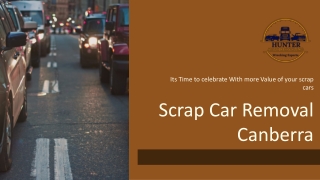 Scrap Car Removal Canberra