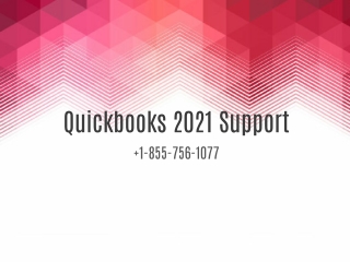 QuickBooks 2021 Support