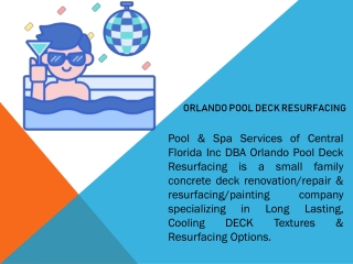 Pool resurfacing in Orlando