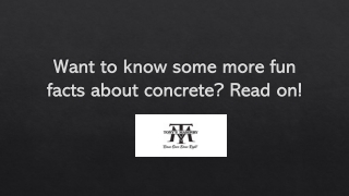 Some Interesting Facts About Cement and Concrete Structures