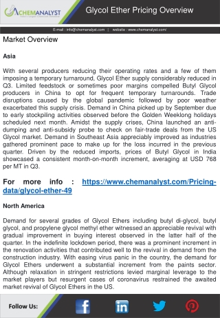 Glycol Ether Prices, News, Market & Analysis | ChemAnalyst