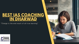 Best IAS Coaching in Dharwad