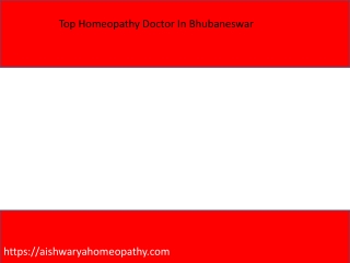 Top Homeopathy Doctor In Bhubaneswar