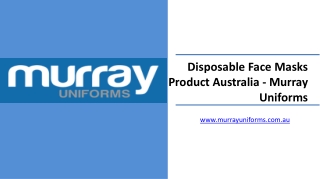 Disposable Face Masks Product Australia - Murray Uniforms