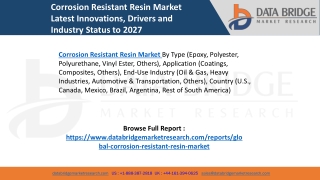 Corrosion Resistant Resin Market