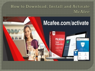 How to Download Install and Activate Mcafee on PC - Mcafee.com/Activate