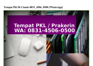 Tempat Pkl Di Ciamis O83145O6O5OO(whatsApp)