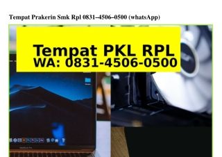 Tempat Prakerin Smk Rpl Ö831~45Ö6~Ö5ÖÖ{WhatsApp}