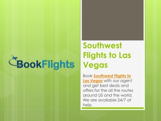 Southwest Flights to Las Vegas