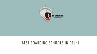 Good Education for Students in Best Boarding Schools in Delhi