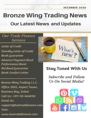 Bronze Wing Trading News – Infographic