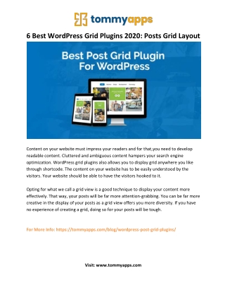 6 Best WordPress Grid Plugins in 2020 - Posts Grid Layout