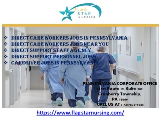 Searching for the CNA staffing agencies in Pennsylvania?