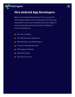 Hire Android App Developers: 50% Cheaper & 2X Faster