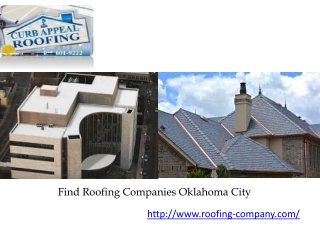 Find Roofing Companies Oklahoma City