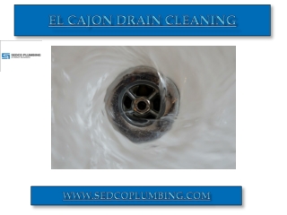 El Cajon Drain Cleaning