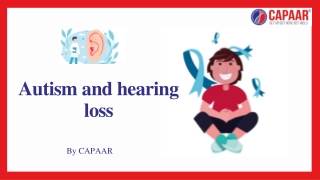 Autism and hearing loss treatment center in Bangalore | Capaar