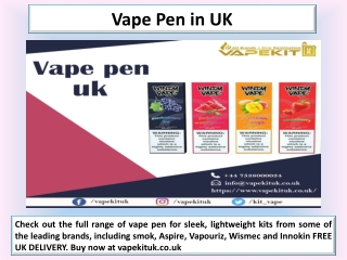 Vape Pen in UK