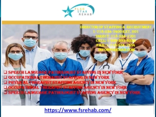 Flag Star Rehab | Experienced occupational therapist staffing in New York