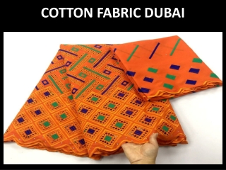 Cotton Fabric Dubai