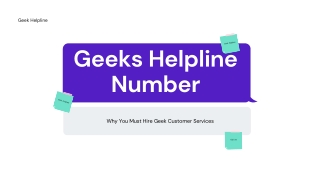 Why You Must Hire Geek Customer Services